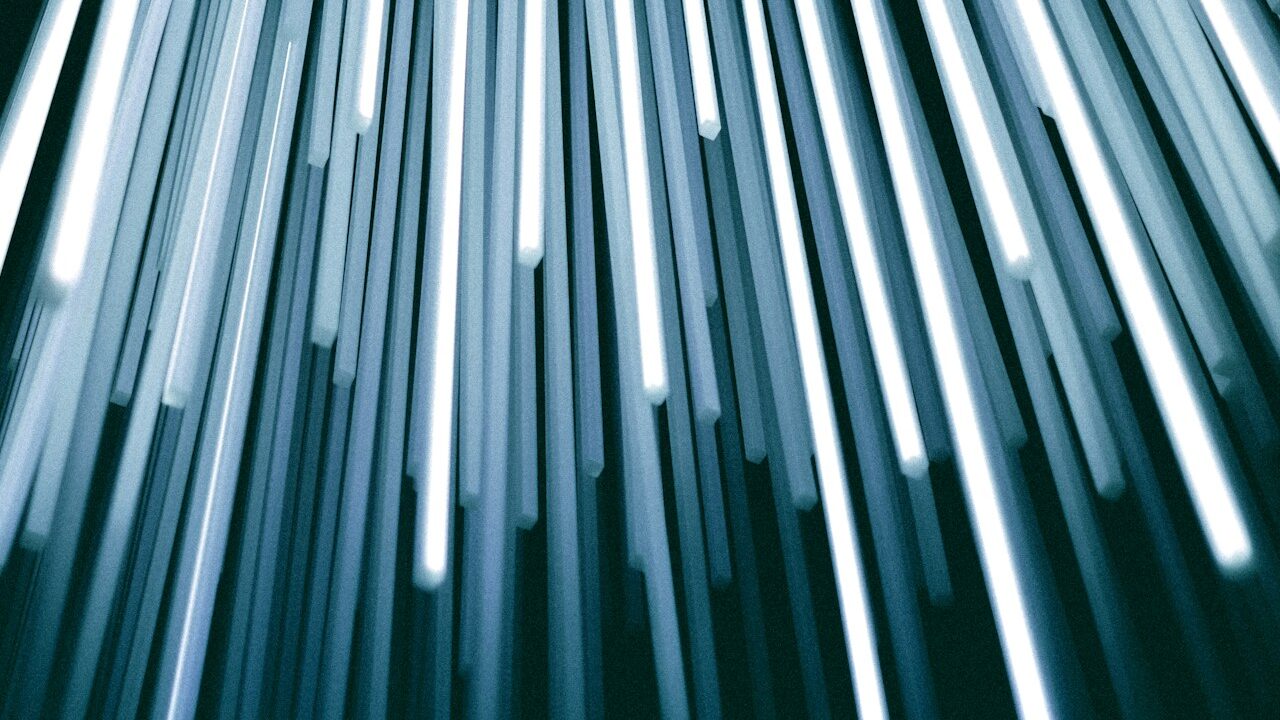 white and black digital wallpaper