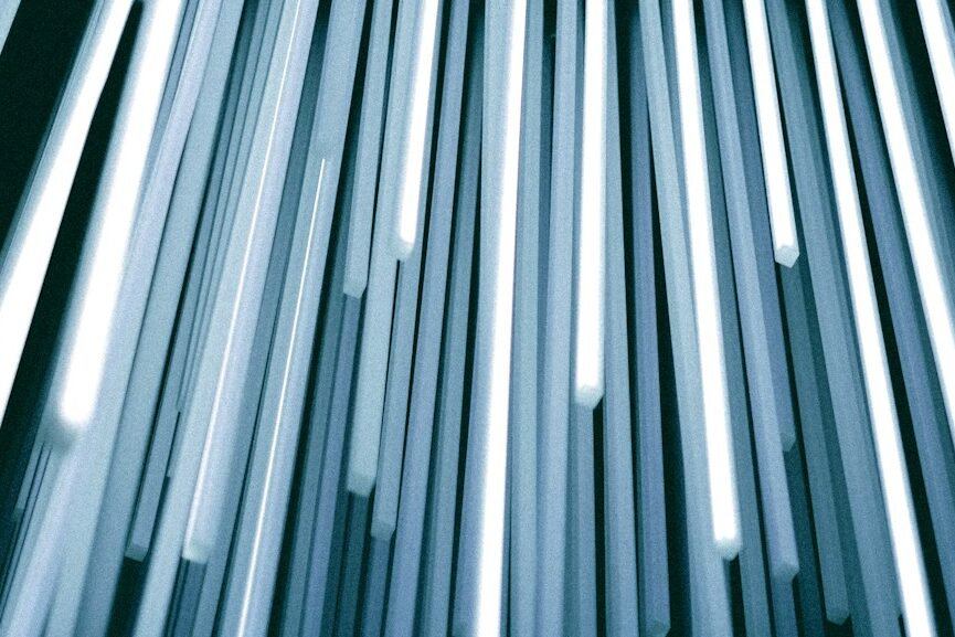 white and black digital wallpaper